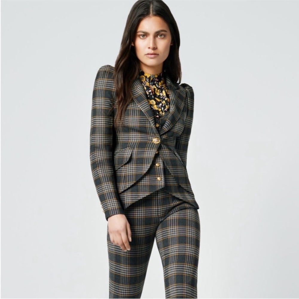 Smythe one- button puff sleeve blazer
